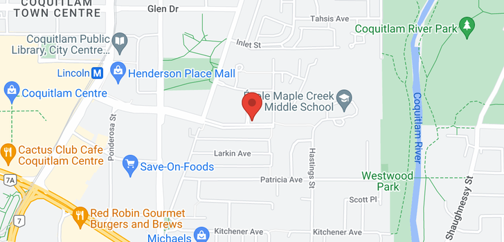 map of 303 3105 LINCOLN AVENUE